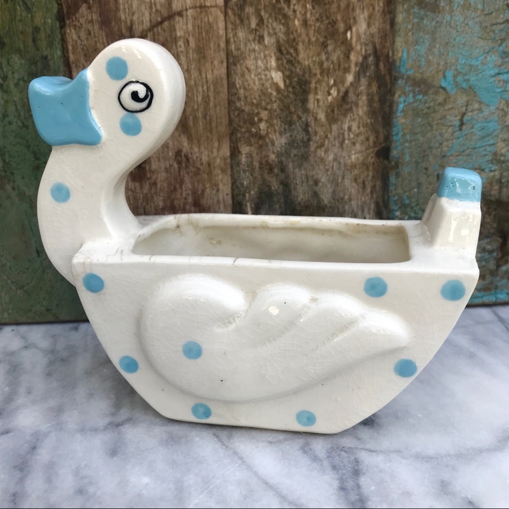 Vintage Duck Planter